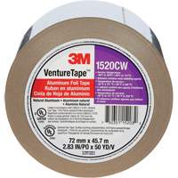 Venture Tape Aluminum Foil Tape, 1.8 mils Thick, 72 mm (3") x 45.7 m (150') Infinity Industrial Services Inc.