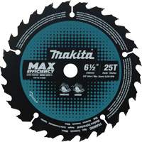 Max-Efficiency Circular Saw Blade, 6-1/2", 25 Teeth, Laminate/Wood Use Infinity Industrial Services Inc.