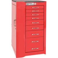 Pro+ Left Side Rider Tool Cabinet, 8 Drawers, 19" W x 19" D x 36-1/2" H, Red Infinity Industrial Services Inc.
