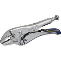 Fast Release Locking Pliers with Wire Cutter, 5" Length, Curved Jaw Infinity Industrial Services Inc.