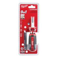 9-in-1 Square Drive Multi-Bit Driver, 9" L, Cushion Grip Handle Infinity Industrial Services Inc.