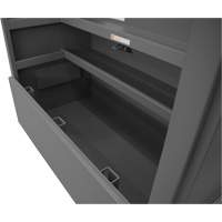 Piano Style Jobsite Storage Box, 60-1/2" W x 34-3/4" D x 49-3/8" H, Grey Infinity Industrial Services Inc.