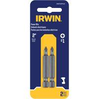 Power Bits, Phillips, #1 Tip, 1/4" Drive Size, 1-15/16" Length Infinity Industrial Services Inc.