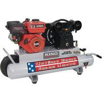 Compresseur d'air sur brouette, Essence, 10 gal. (12 gal. US), 150 PSI Infinity Industrial Services Inc.