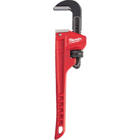 Cl&eacute; &agrave; tuyau, Cap des m&acirc;choires 1-1/2", Longueur 10", Fini Rev&ecirc;tement en poudre, Prise Ergonomique Infinity Industrial Services Inc.