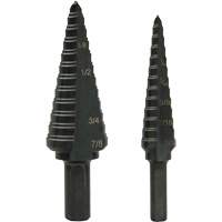 Step Bit Set, 1/8"/3/16" - 1/2"/7/8"  Infinity Industrial Services Inc.
