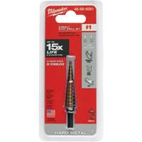 Foret &eacute;tag&eacute;, 1/8"/#1 - #1/1/2", Incr&eacute;ments de 1/32", Acier rapide au cobalt Infinity Industrial Services Inc.