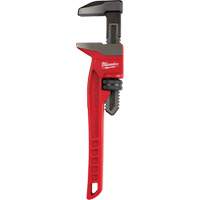 Smooth Jaw Pipe Wrench, 2-5/8" Jaw Capacity, 12" Long, Powder Coated Finish, Ergonomic Handle Infinity Industrial Services Inc.