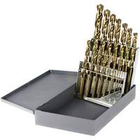Drillco&reg; Heavy-Duty Jobber Length Drill Bit Set, 15 Pieces, Cobalt Infinity Industrial Services Inc.