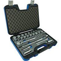 Jeu d'Accessoires pour douilles SAE & m&eacute;triques &agrave; 12 pans, 33 Mcx, Prise de 3/8" Infinity Industrial Services Inc.