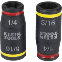 3-in-1 Impact Flip Socket Set, Hex, 1/4" Drive, 3 Pcs Infinity Industrial Services Inc.
