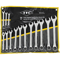 ICW-14PS Polished Wrench Set, Combination, 14 Pieces, Imperial Infinity Industrial Services Inc.