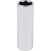 Chrome Socket, 9/16", 3/8" Drive, 6 Points, Deep Infinity Industrial Services Inc.
