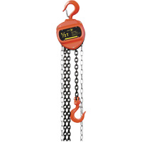 VCH Series Chain Hoist, 20' Lift, 1100 lbs. (0.5 tons) Capacity, Heat-Treated Alloy Steel Chain Infinity Industrial Services Inc.