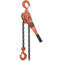 KLP-300L-5 KLP Series Heavy-Duty Lever Chain Hoist with Overload Protection, 5' Lift, 6000 lbs. (3 tons) Capacity Infinity Industrial Services Inc.