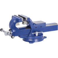 JADV-6 Super Heavy-Duty Bench Vise, 6" Jaw Width, 3-6/10" Throat Depth Infinity Industrial Services Inc.