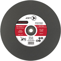 A24GP Power Abrasive Cut-Off Wheel, 20" x 5/32", 1" Arbor, Type 1, 3000 RPM Infinity Industrial Services Inc.