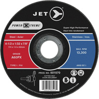 A46PX Power-Xtreme Cut-Off Wheel, 4-1/2" x 1/16", 7/8" Arbor, Type 1, 13300 RPM Infinity Industrial Services Inc.