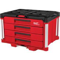 Boîte &agrave; outils avec 4 tiroirs PackOut, 16-3/10" x 22-1/5" x 14-3/10", Rouge Infinity Industrial Services Inc.
