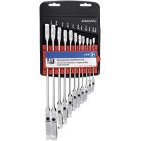 RCWS-11FS Flex Head Wrench Sets, Combination/Flex Head, 11 Pieces, Imperial Infinity Industrial Services Inc.