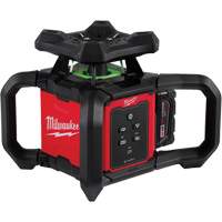 M18 Green Interior Rotary Laser Level Kit with Remote/Receiver & Wall Mount Bracket, 1000' (304.8 m) Infinity Industrial Services Inc.