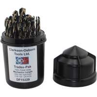 Jeu de forets de m&eacute;canicien 2 tons 29 mcx, Acier rapide Infinity Industrial Services Inc.