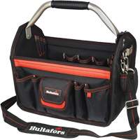 Porte-outils de 14" &agrave; dessus ouvert, Polyester balistique, Noir/Rouge Infinity Industrial Services Inc.