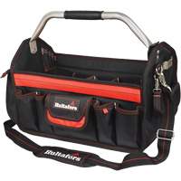 Porte-outils de 18" &agrave; dessus ouvert, Polyester balistique, Noir/Rouge Infinity Industrial Services Inc.