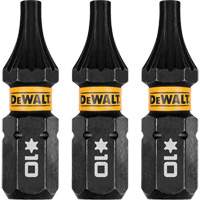 3-Piece FLEXTORQ&reg; Impact Screwdriving Bits, Torx, T-10, 1/4" Drive Infinity Industrial Services Inc.