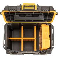 Boîte &agrave; outils compacte et profonde ToughSystem 2.0, 10" x 15-7/20" x 13-4/5", Noir/Jaune Infinity Industrial Services Inc.