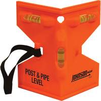 Poteau orange et niveau de tuyau Infinity Industrial Services Inc.