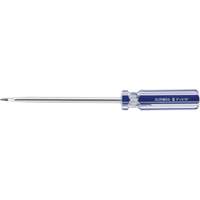 Blue Transparent Striped Slotted Screwdriver, 5/16" Tip, Round, Plastic Handle Infinity Industrial Services Inc.