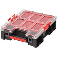 Arx&reg; Medium Tall Organizer with Bins, 10-2/5" x 14-3/10" x 4-1/5", Black Infinity Industrial Services Inc.