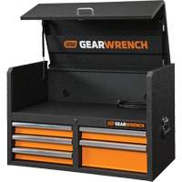 GSX Series Tool Chest, 36" W, 5 Drawers, Black/Orange Infinity Industrial Services Inc.