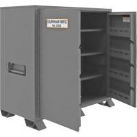 Jobsite Storage Cabinet, Steel, 59 Cubic Feet, Grey Infinity Industrial Services Inc.