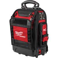 PackOut Structured Backpack, 9-1/2" L x 18" W, Black/Red, Polyester Infinity Industrial Services Inc.