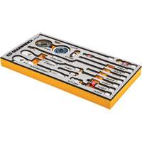 Jeu d'outils pour maître m&eacute;canicien MEGAMOD dans des plateaux en mousse modulaire de premi&egrave;re qualit&eacute; avec rangement d'outils, 1268 morcea Infinity Industrial Services Inc.