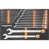 12-Point Long Pattern Combination Metric Wrench Set in Foam Storage Tray, Open-Ended, 24 Pieces, Metric Infinity Industrial Services Inc.