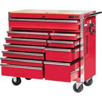 PRC4211 Pro Series Roller Cabinet, 11 Drawers, 42" W x 18" D x Red Infinity Industrial Services Inc.