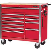 PRC4211 Pro Series Roller Cabinet, 11 Drawers, 42" W x 18" D x Red Infinity Industrial Services Inc.