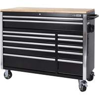 HDRC5212 HD Series Roller Cabinet, 12 Drawers, 51-1/4" W x 21" D x 40-3/10" H, Black Infinity Industrial Services Inc.