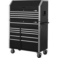 HDCC-4115 HD Series Toolbox Combo, 21-1/2" D x 44-1/5" W x 63-3/10" H, Black Infinity Industrial Services Inc.