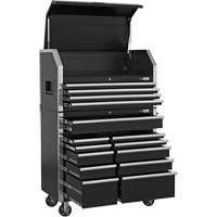 HDCC-4115 HD Series Toolbox Combo, 21-1/2" D x 44-1/5" W x 63-3/10" H, Black Infinity Industrial Services Inc.