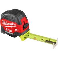 Stud Tape Measure with Engineer's Scale, 1-5/16" x 25' Infinity Industrial Services Inc.