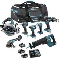 XGT Brushless 7-Tool Combo Kit, Lithium-Ion, 40 V Infinity Industrial Services Inc.