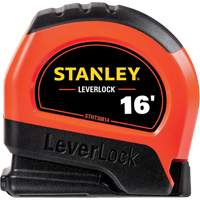 High-Visibility LEVERLOCK&reg; Tape Measure, 16', Imperial Graduations Infinity Industrial Services Inc.