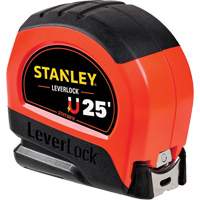 High-Visibility Magnetic LEVERLOCK&reg; Tape Measure, 25', Imperial Graduations Infinity Industrial Services Inc.