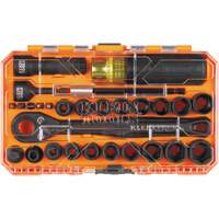 KNECT Essential Pass Through Impact Socket Set, 28 Pcs, Impact, 3/8" Drive Size Infinity Industrial Services Inc.