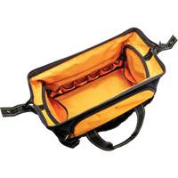 Sac &agrave; outils de 20" pour les professionnels, Nylon, 33 pochettes, Noir/Orange Infinity Industrial Services Inc.