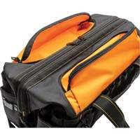 Sac &agrave; outils de 20" pour les professionnels, Nylon, 33 pochettes, Noir/Orange Infinity Industrial Services Inc.